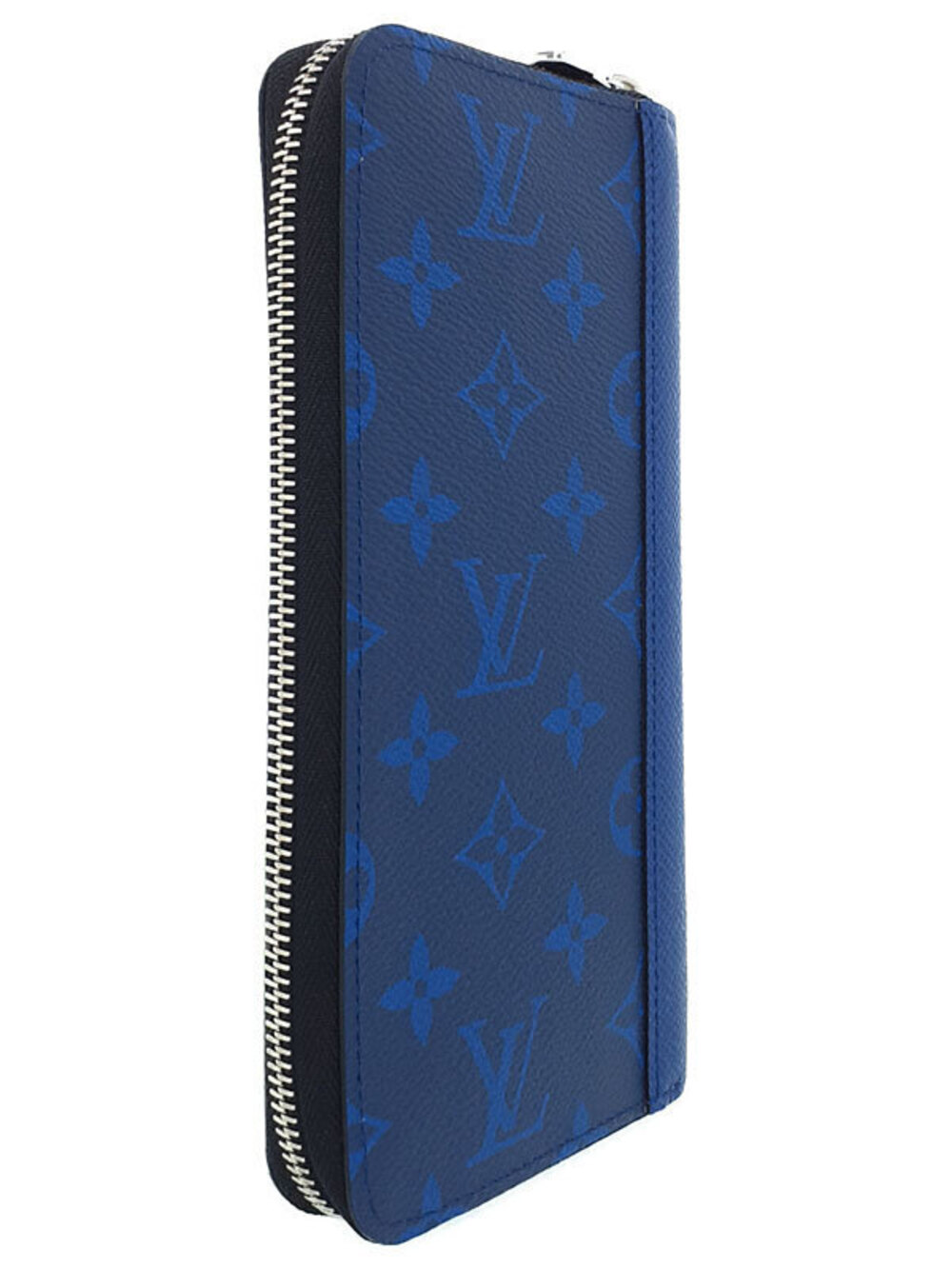 Louis Vuitton Vertical Wallet Long Zipper Round Zippy Taigarama Black